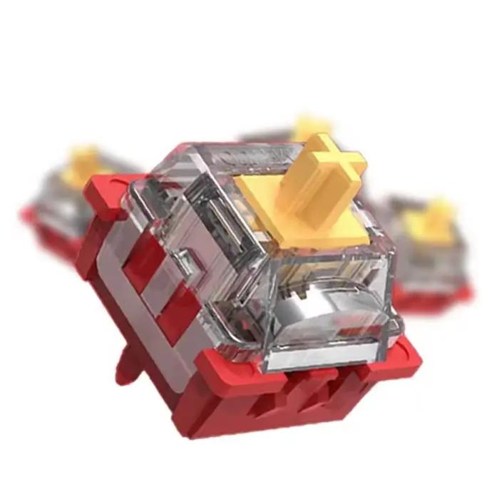 Interrupteurs magnétiques OUTEMU Red Sunset RGB pour clavier mécanique, interrupteurs magnétiques po