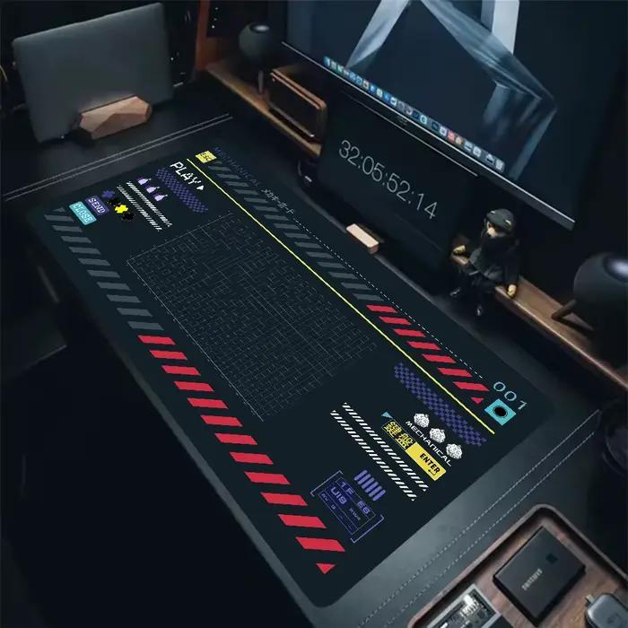 Japonais キ--β Clavier mécanique bureau tapis de bureau doux mulit-taille antidérapant HD impression 