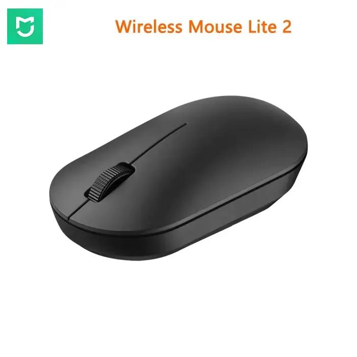 Souris sans fil originale MIJIA Lite 2.4GHz 1000DPI, optique ultra-mince, récepteur USB portable, so