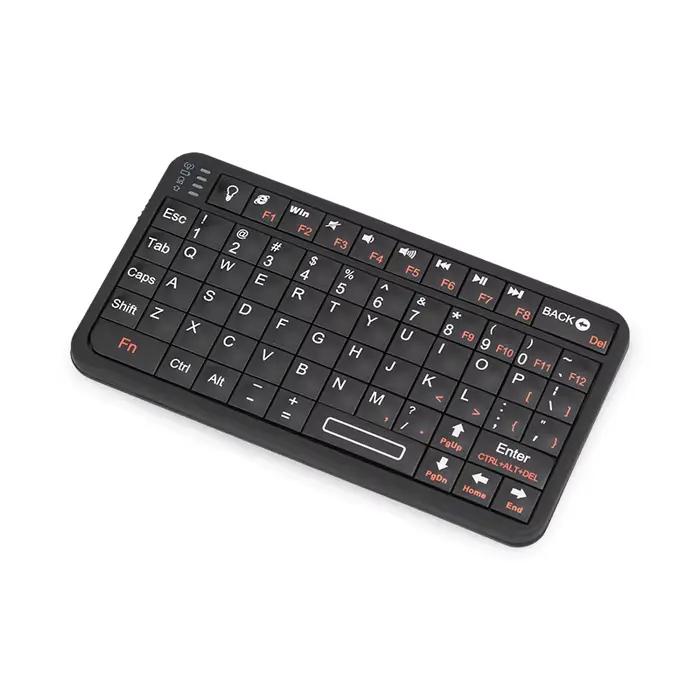 Rii-Clavier sans fil Bluetooth 518BT pour TV, rétro-4.2, bleu, rouge, vert, pour documents