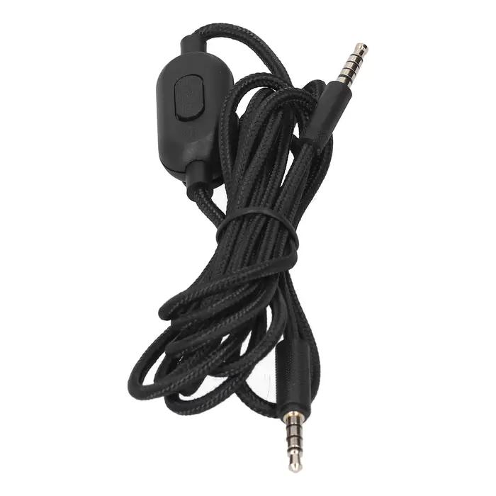 Câble audio pour casque de jeu avec contrôle du volume et du microphone pour Logitech G233 G433 GPRO