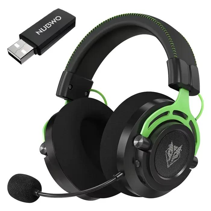 Casque de jeu sans fil NUBWO G03 avec micro pour PS5, PS4, PC, casque de jeu sans fil Bluetooth stér