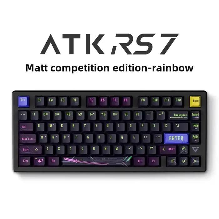 ATK RS7 clavier d'axe magnétique de jeu haut de gamme filaire en aluminium bosse ultra-basse latence