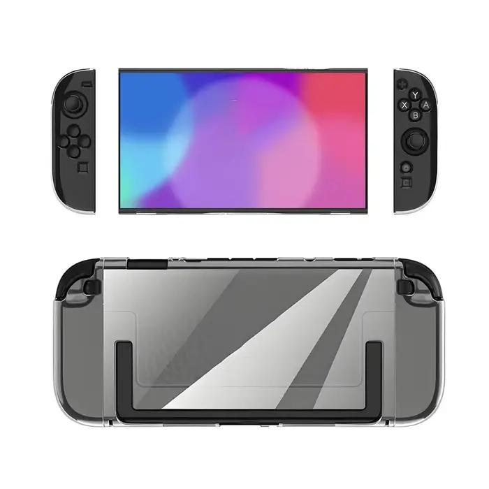 Étui rigide Transparent pour NS Switch 2, housse de protection fendue pour contrôleur Joycon, coque 