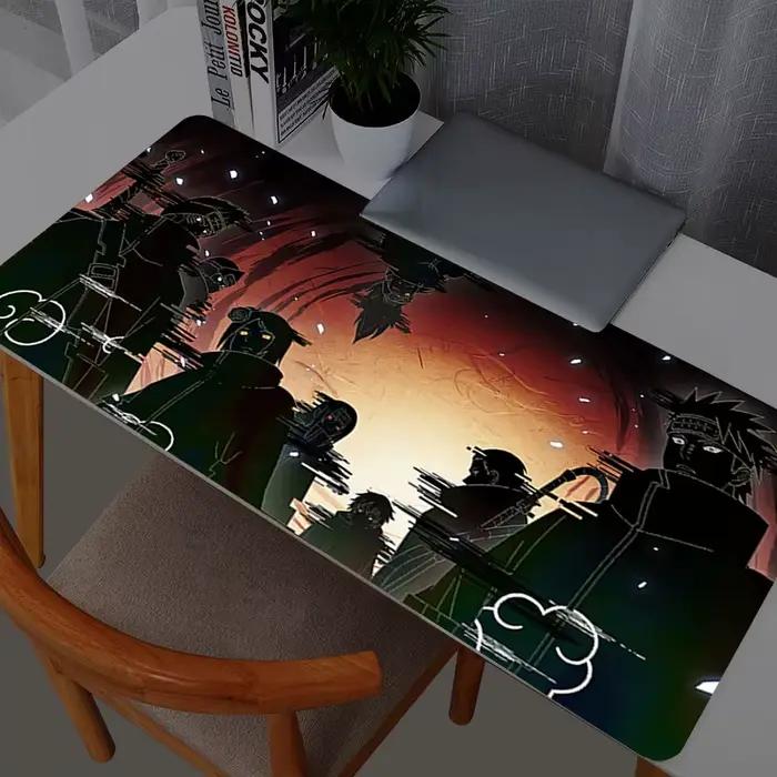 Tapis de souris Naruto Aakatsuki, accessoires de jeu, clavier d'ordinateur Gamer, conçu spécifiqueme