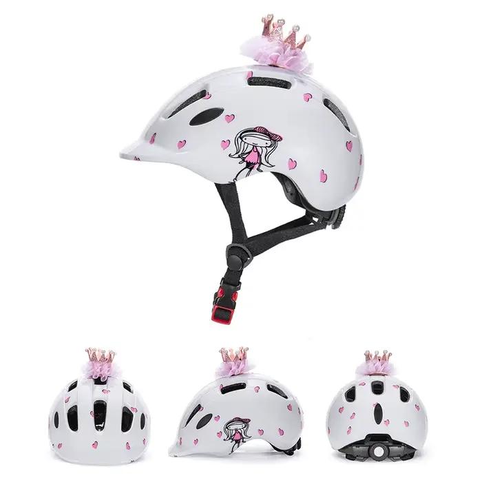 Casque de vélo pour enfants, casque intégral détachable pour filles, casque de moto pour enfants, ca