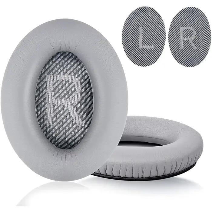BOSE-Oreillettes en mousse de cuir pour casque, coussinets, coussin, éponge, remplacement, confort, 