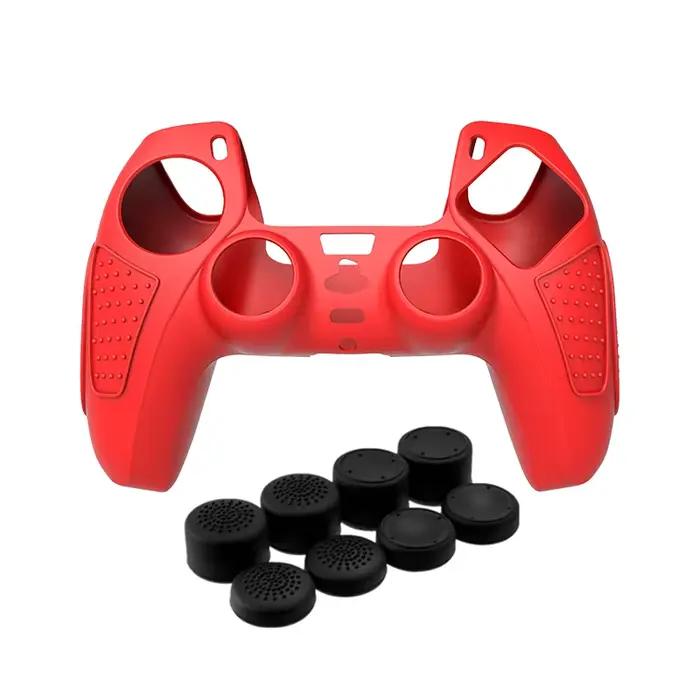 Coque de protection ergonomique en silicone anti-chute Spider pour manette PS5, étui de protection a