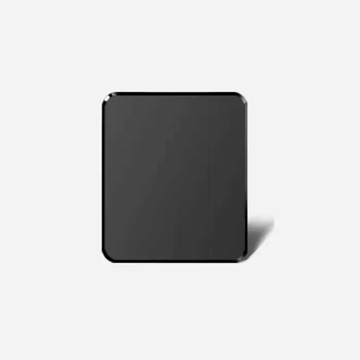 Tapis de souris dur petit tapis de souris pour voyage affaires tapis de souris noir pour bureau mais