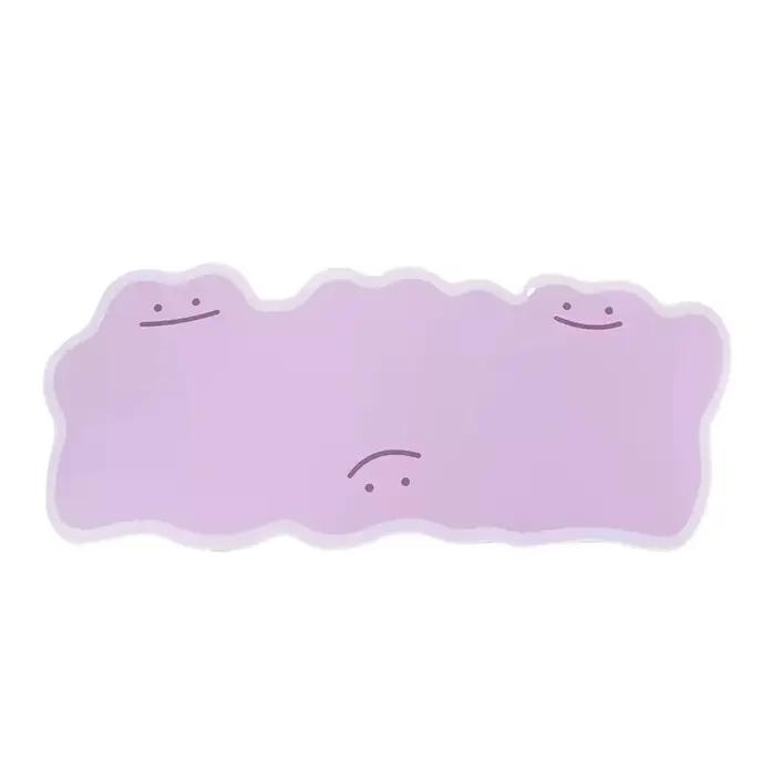 Tapis de souris Kawaii Ditto, grand tapis de bureau de dessin animé, antidérapant, pour clavier de j