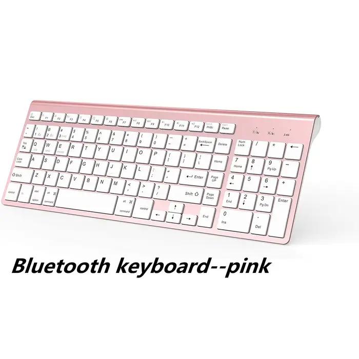 Clavier Bluetooth sans fil, technologie de connexion 2.4 GHz, Design ergonomique, adapté aux ordinat