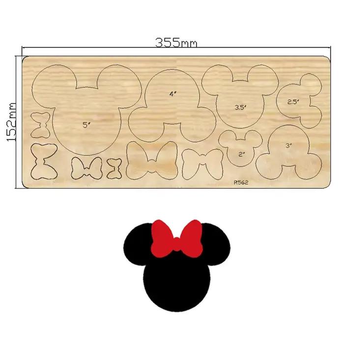 Souris de dessin animé, nouvelles matrices de découpe en bois, Scrapbooking bricolage adapté aux Mac