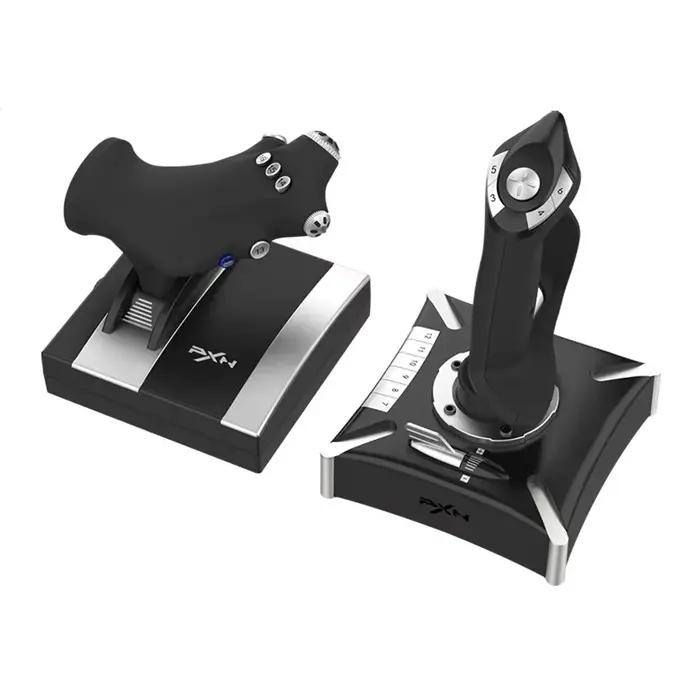 Manette de jeu PXN 2119 PRO pour simulateur de vol, contrôleur de vibration, joystick pour PC, PS4 d