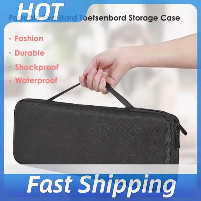 Boîte de rangement pour clavier mécanique, étui de transport portable étanche pour clavier sans fil 