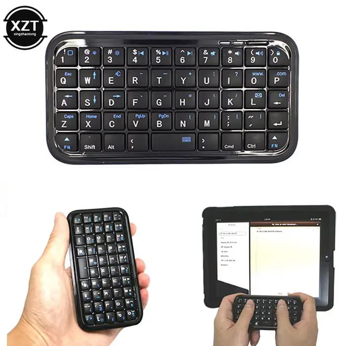 Mini clavier sans fil aste, compatible Bluetooth 3.0, taille de voyage mince, petit clavier portable