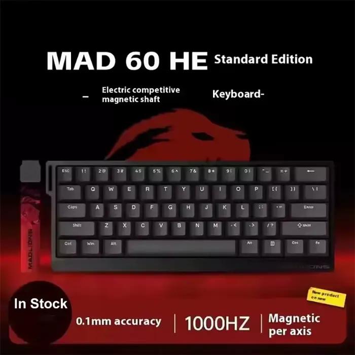 Clavier magnétique FGG Original MADLIONS Mad 60/68 V2 HE E-sport, 0.001 RT 8K HZ, filaire, RGB, Hot 