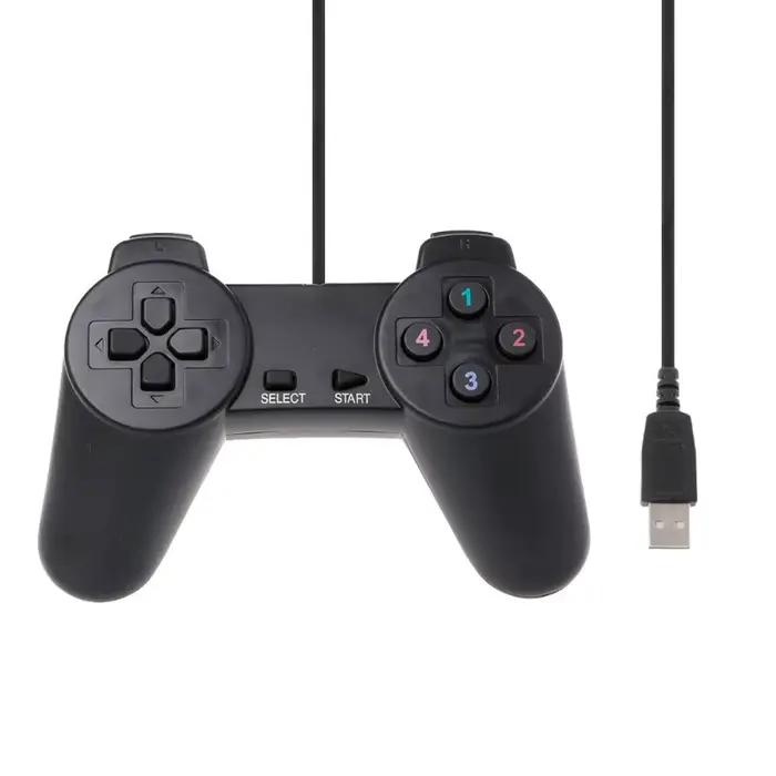 Manettes PS1 filaires USB de 1.5m, manette de jeu pour PC, manette de jeu pour ordinateur, contrôleu