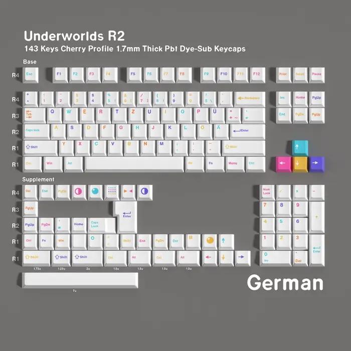 Clavier mécanique minimaliste blanc, touches ISO 7U, profil Cherry, PBT, DIY, compatible espagnol, f