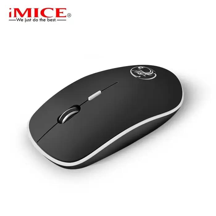 IMice souris sans fil souris d'ordinateur 1600 DPI ergonomique souris USB PC souris muet souris sans