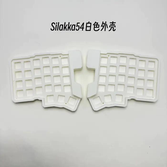Silakka54 clavier fendu Support d'échange à chaud QMK/VIAL clavier filaire ergonomie RP2040zero PC G