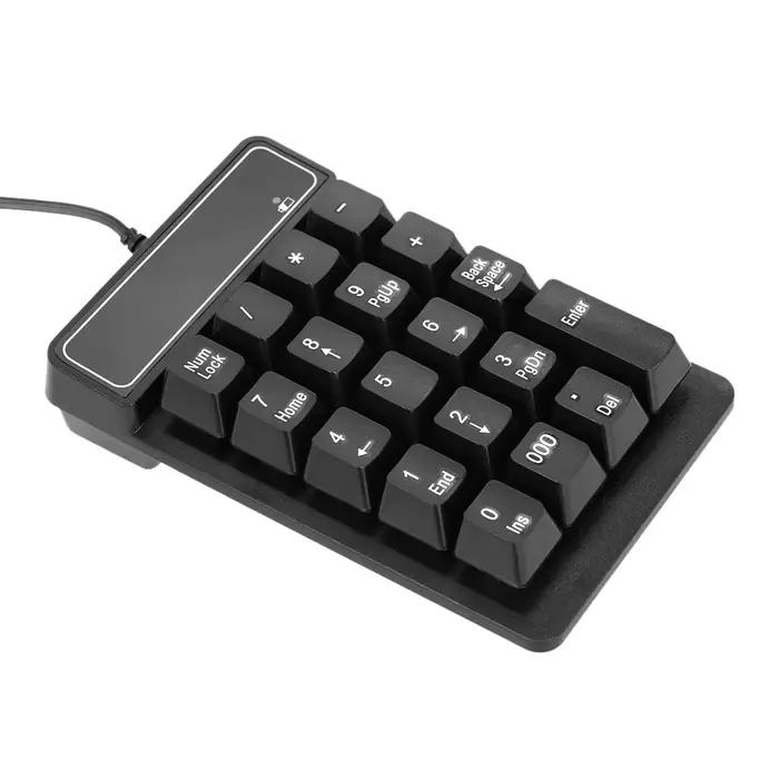 Pavé numérique USB filaire clavier numérique sensation mécanique pavé numérique clavier 19 touches é
