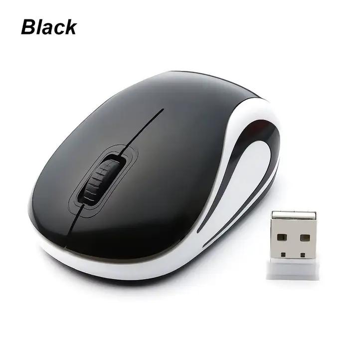 Mini souris optique sans fil 2.4GHz, souris de jeu DPI réglable pour PC portable