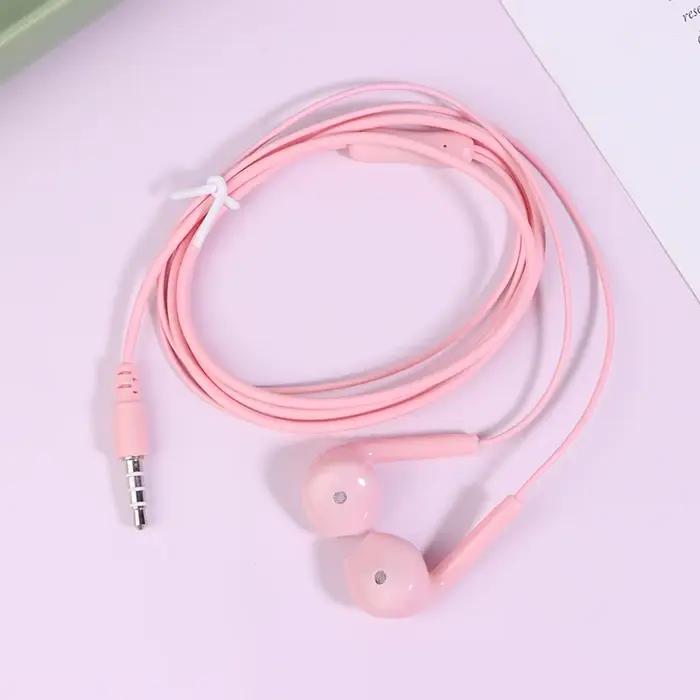 U19-Écouteurs Filaires à Surface Lisse Super Bass de 3.5mm, Casque avec Micro Intégré, Mains, Oreill