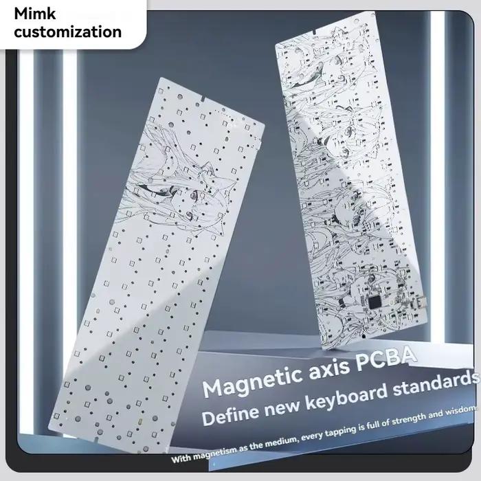 Wooting 60HE carte PCB pour clavier mécanique personnalisé bricolage GH60 axe magnétique PCB 61 touc