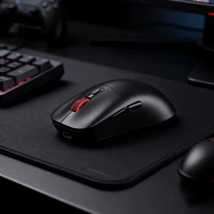 Souris de jeu sans fil légère YINDIAO, tri-mode 2.4G/USB-C filaire/BT, 5000 DPI 1000Hz, ergonomique,