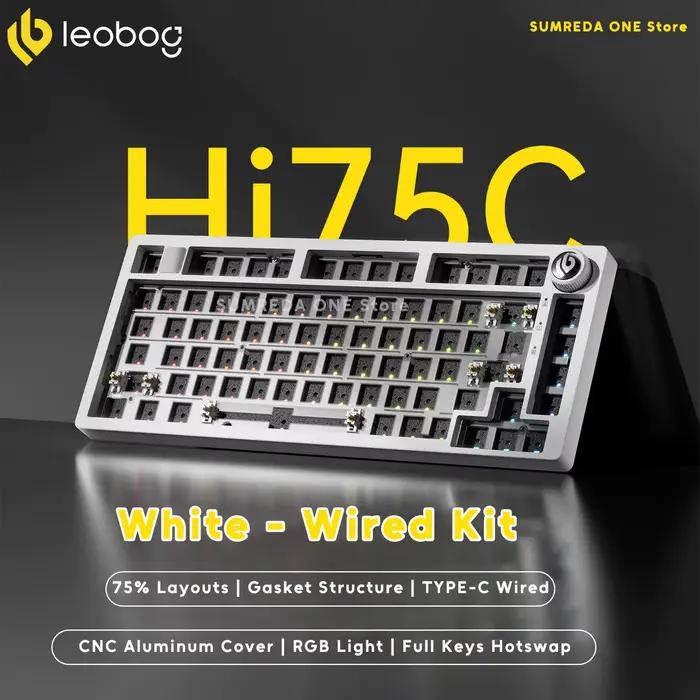 Leobog Hi75C Hi75 Hi75C Pro aluminium sans fil personnalisé clavier mécanique Kit jeu Bluetooth 2.4G