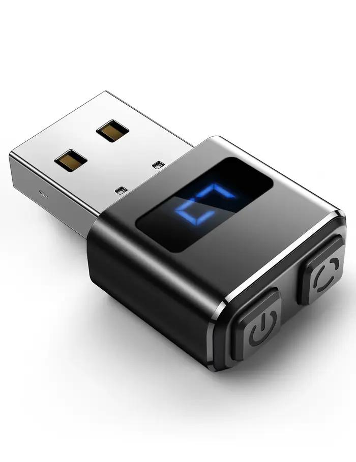 Vaydeer – souris USB, petit mouvement de souris indétectable avec Mode séparé et boutons marche/arrê