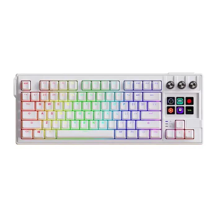 NOUVEAU! Clavier mécanique visuel AI Mirabox K1 PRO, macro, axe rouge, clavier de jeu filaire LCD, r