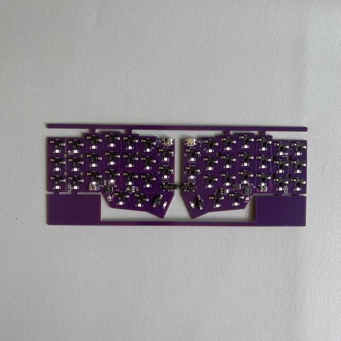 Kit de clavier mécanique Corne V4.1, claviers mécaniques compatibles VIAL, filaire, RGB, personnalis