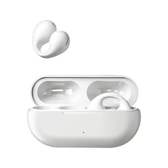 Écouteurs sans fil Bluetooth avec clip d'oreille, oreillettes de Sport en plein air avec bac de char
