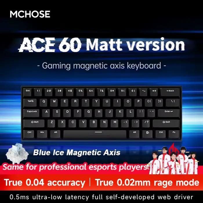 MCHOSE ACE60 Pro ACE68 Esports clavier mécanique filaire interrupteur magnétique échange à chaud cla