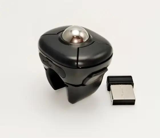 Souris Trackball sans fil double mode 2.4G Bluetooth pour tablette iOS, voiture intelligente, présen