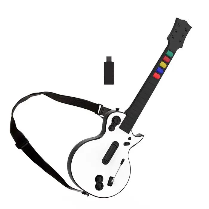 Manette sans fil Guitar Hero pour PC PS3 compatible avec les jeux Clone Hero Rock Band, joystick de 