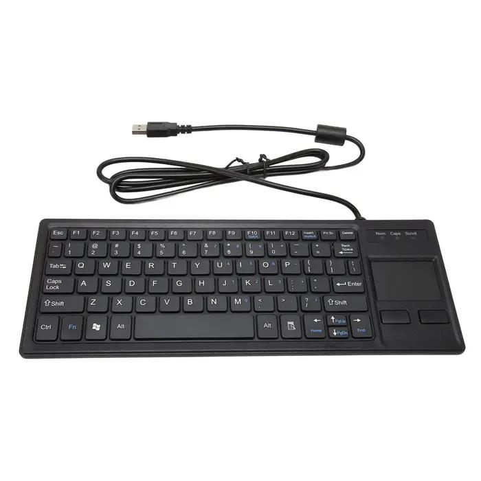 Mini clavier tactile compact filaire K 800 avec touchsub, fonction HUB