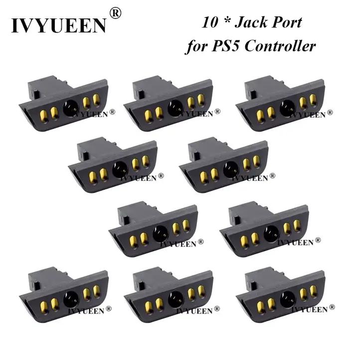IVYUEEN 10 pièces prise pour écouteurs pour PlayStation 5 Dualsense PS5 Pro contrôleur mince casque 