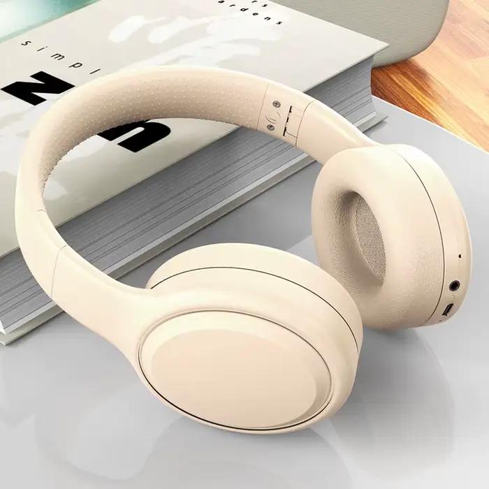 Casque Bluetooth sans fil supra-auriculaire HIFI stéréo, réduction du bruit, pour le sport et le gam