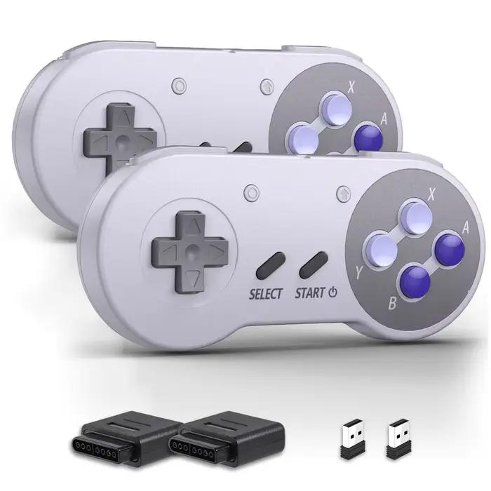 Contrôleur en ligne de commutateur SNES sans fil 2.4 GHz, pour Console de jeu Super NES/SFC SNES et 