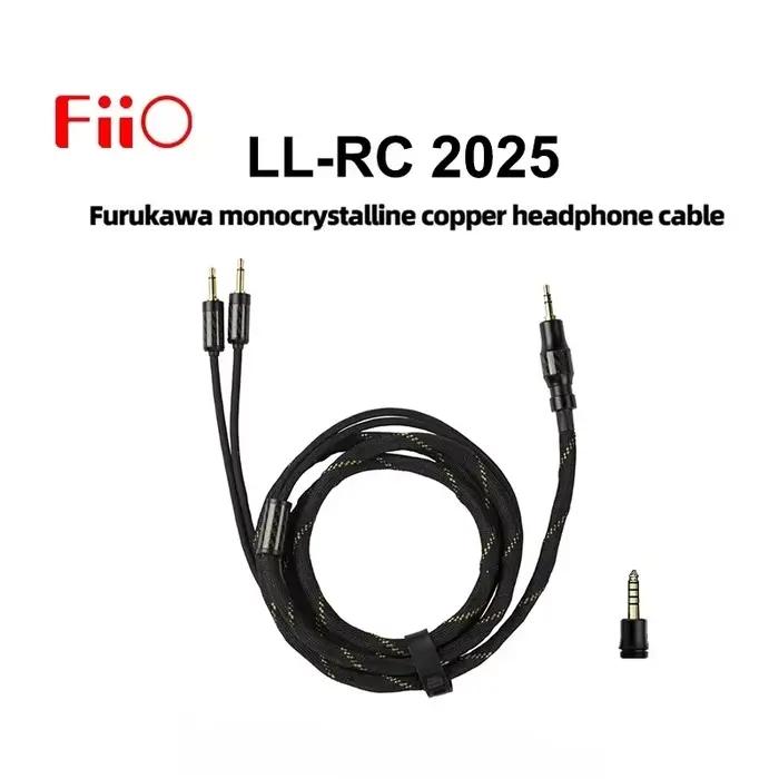 Câble pour casque FIIO LL-RC 2025 avec cuivre monocristallin Furukawa 4,4 mm mâle vers double 3,5 mm
