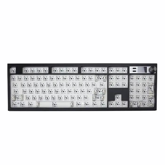 Kit de clavier mécanique GMK104, échange à chaud, clavier de jeu compatible bluetooth, Structure de 