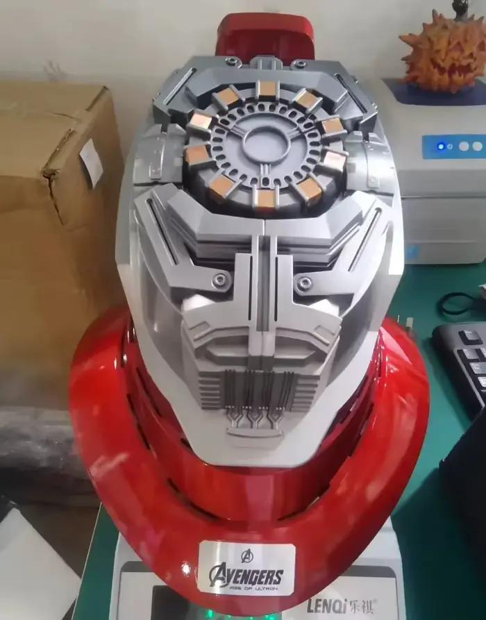 Casque Iron Man 1/1 Mk5 Mk50 Mk17, portable et transformable, ouverture et fermeture électriques act