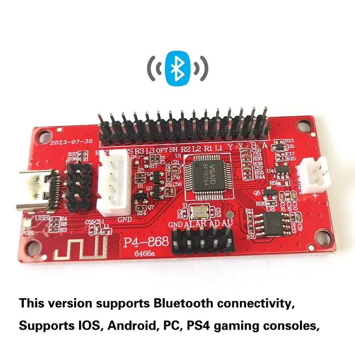 Manette de jeu Ps4 Android Ios en 1, sans fil, Bluetooth, carte USB bon marché, arcade, zéro retard,