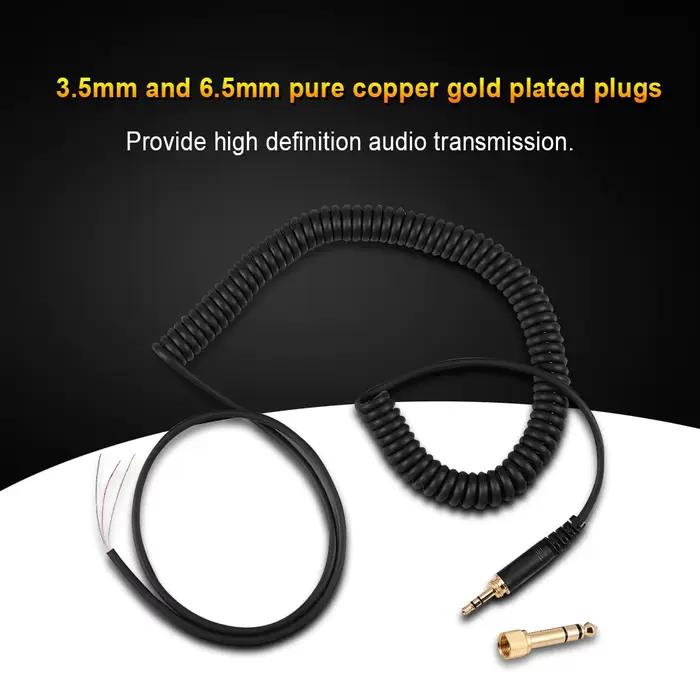 Pour Beyerdynamic DT 770/ 770Pro/ 990/ 990Pro écouteurs casque Audio ressort fil bobine câble