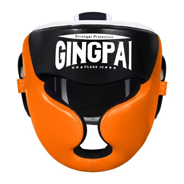 Casque de boxe Sanda entraînement tête protecteur garde boxe Muay couvre-chef Thai casque Kickboxing