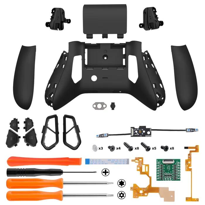 EXtremeRate-Kit de Remap TOR X pour Xbox Core, Manette Sans Fil Noire, Série X et S