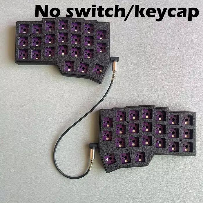 Corne V4.1 Split Ergonomics Clavier mécanique MX remplaçable à chaud filaire South RGB VIAL entièrem