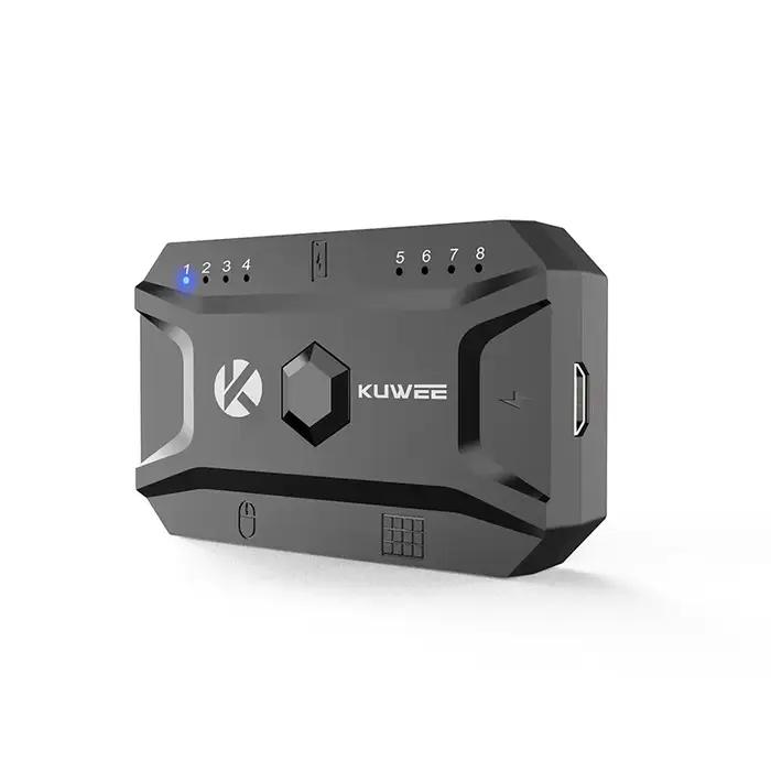 Convertisseur Bluetooth 5.0, clavier et souris filaires USB vers adaptateur Hub USB sans fil, prend 
